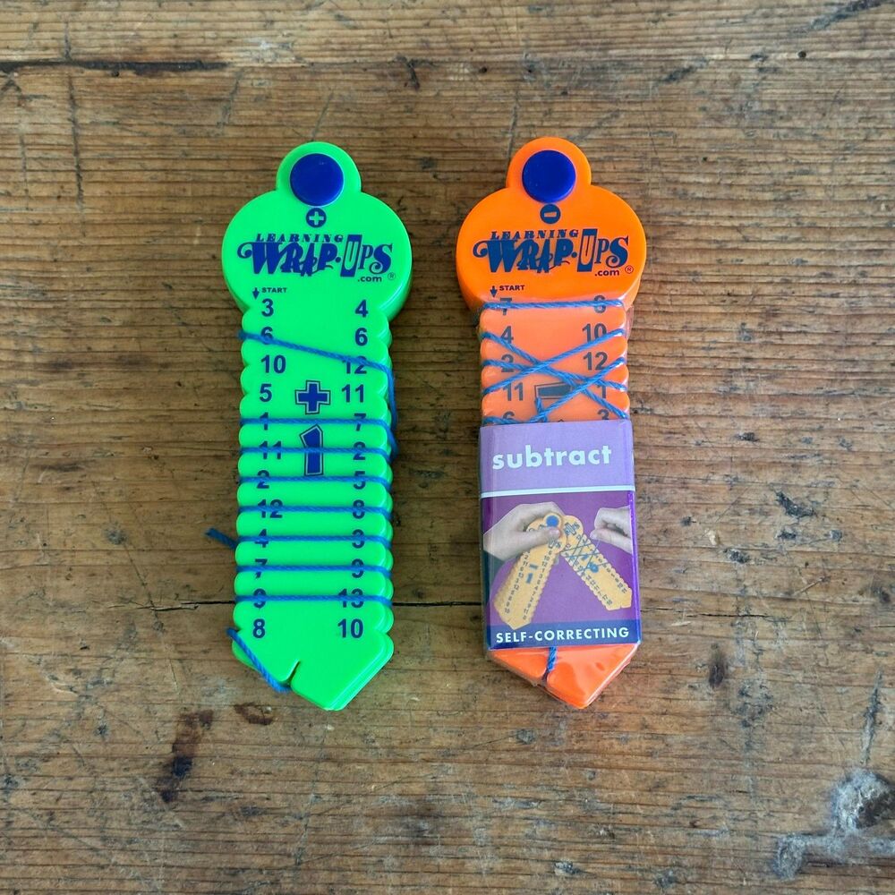 Learning Wrap-Ups Set Addition Subtraction Math Intro Self-Correcting Tools NWT